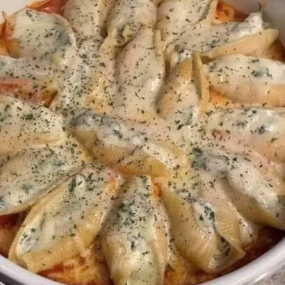 Thumbnail for Cheesy Stuffed Pasta Shells