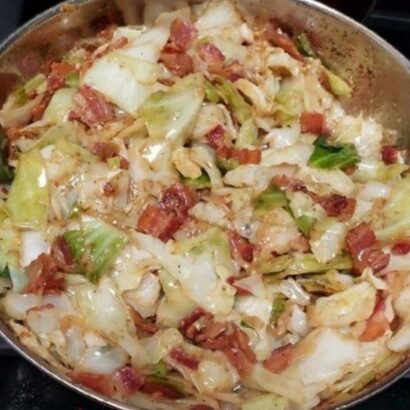 Thumbnail for Fried Cabbage with Bacon Onion and Garlic