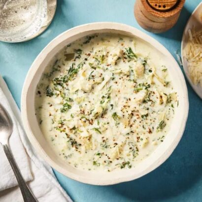 Thumbnail for This Spinach-Artichoke Soup Is Inspired By the Beloved Dip