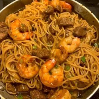 Thumbnail for Steak & Shrimp Teriyaki Noodles