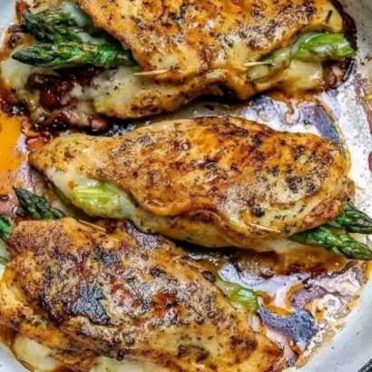 Thumbnail for Asparagus Stuffed Chicken Breast