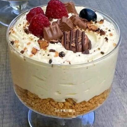 Thumbnail for No bake cheese cake in a glass