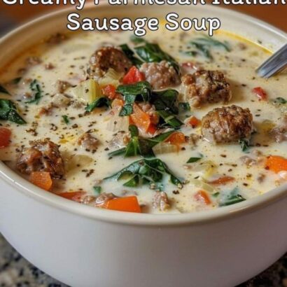 Thumbnail for Creamy Parmesan Italian Sausage Soup