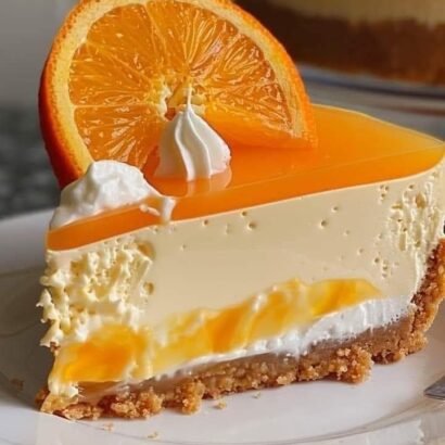 Thumbnail for No-Bake Orange Cream Cheese Cake