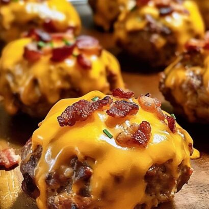 Thumbnail for Bacon Cheeseburger Meatloaf Bites