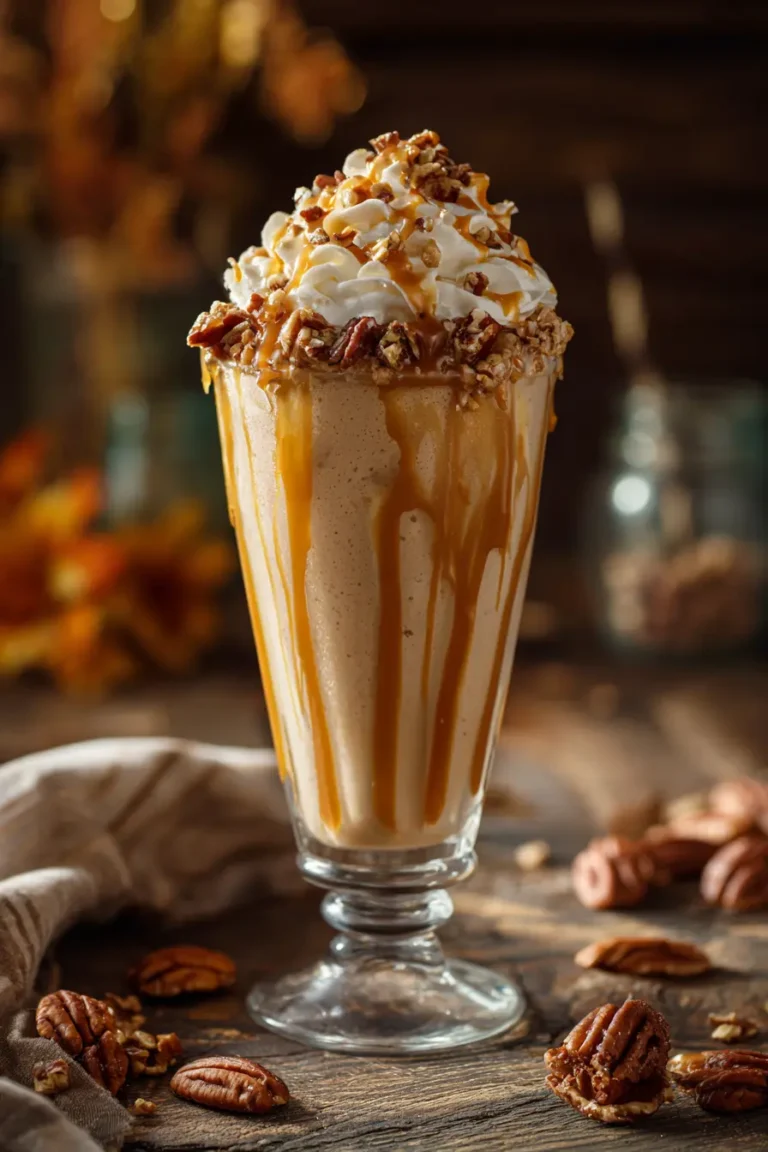 Caramel Pecan Pie Milkshake