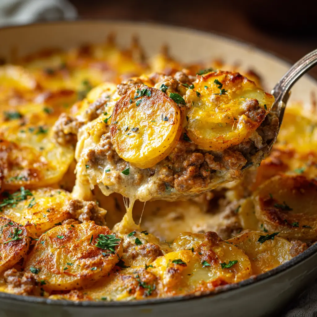 Hamburger and Potato Casserole