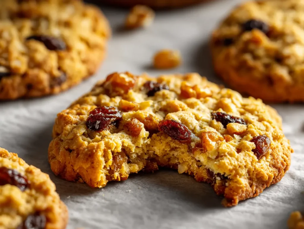 Soft and Chewy Oatmeal Raisin Cookies