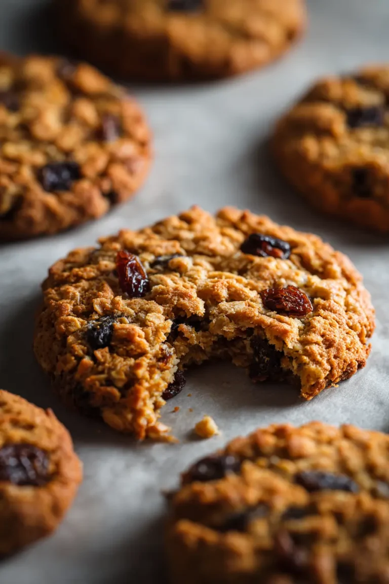 Soft and Chewy Oatmeal Raisin Cookies