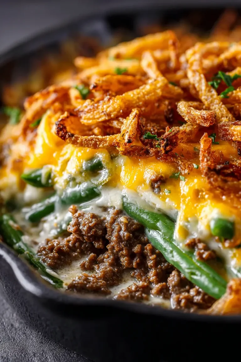 Hamburger Green Bean Casserole