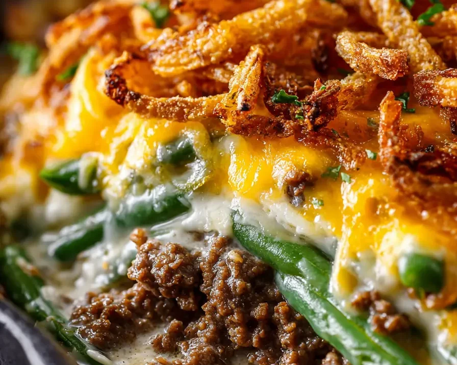 Hamburger Green Bean Casserole