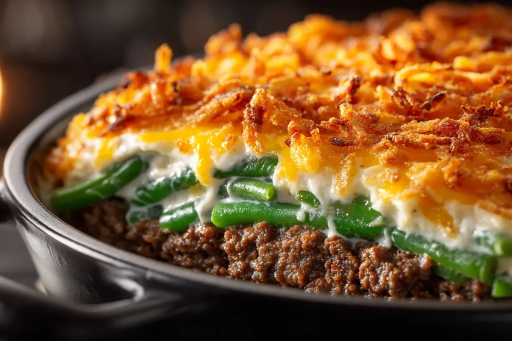 Hamburger Green Bean Casserole