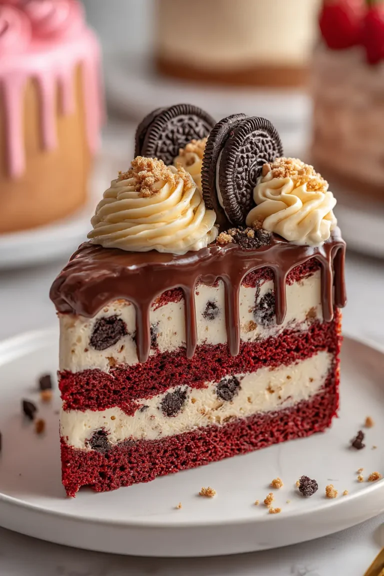 Red Velvet Oreo Layer Cake