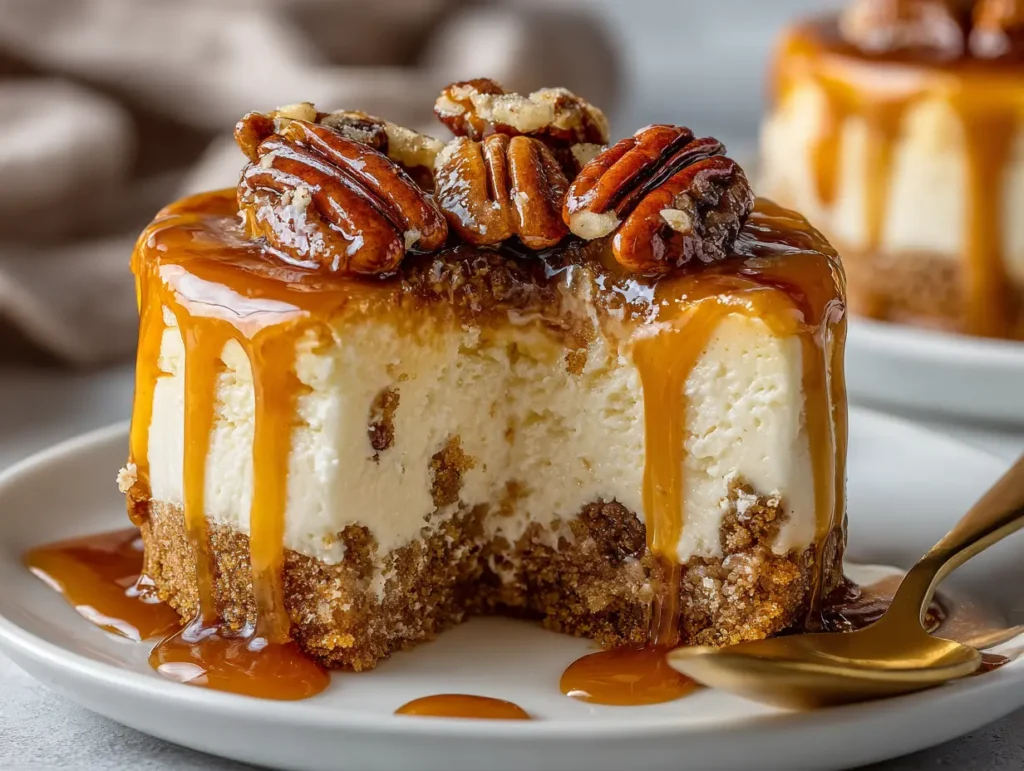 Crème Brûlée Caramel Pecan Cake