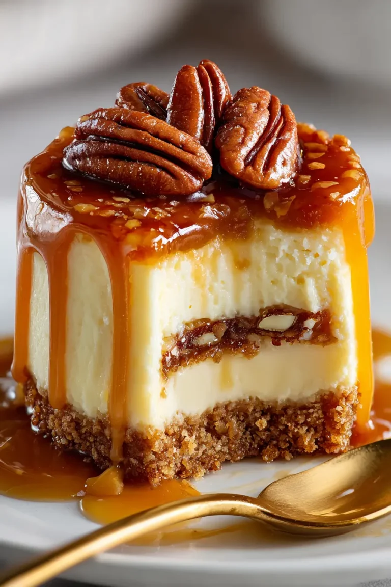 Crème Brûlée Caramel Pecan Cake