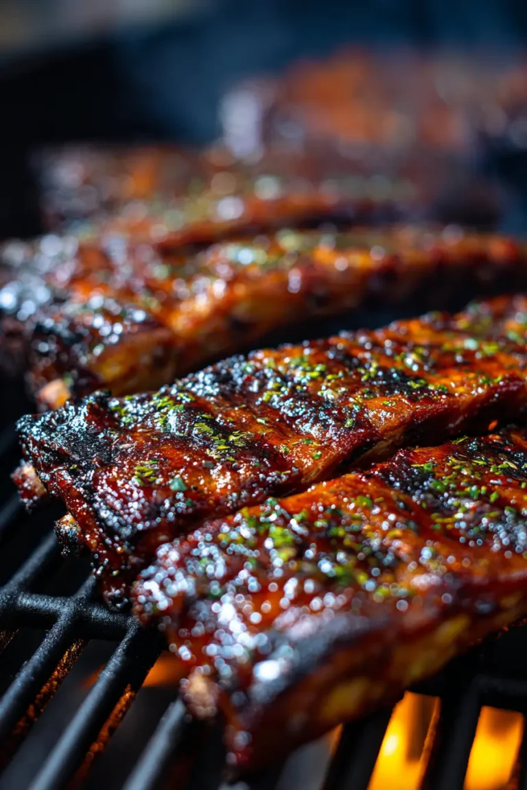 Smoky Honey Sauce BBQ Ribs