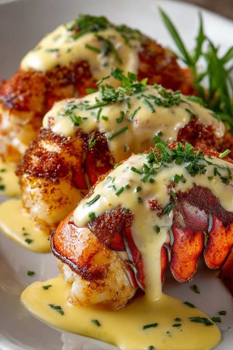 Creamy Garlic Lobster Tails