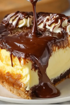 Irresistible Boston Cream Pie Cheesecake