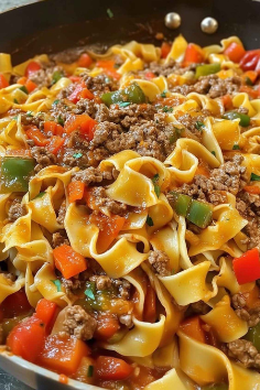 Easy Italian Drunken Noodles